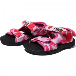 Kids' Bape Abc Camo Baby Milo Sandals Sandals Pink USA | MN9854084