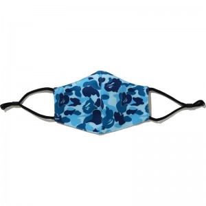 Kids' Bape Abc Camo Mask Accessories Blue USA | ZY0389839