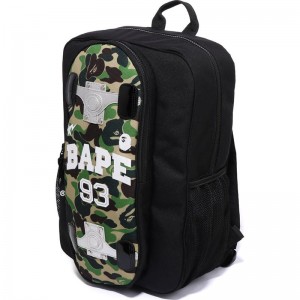 Kids' Bape Abc Camo Skateboard Daypack Bags Green USA | NA3909099
