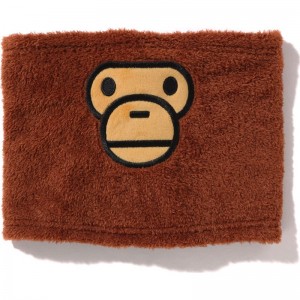 Kids' Bape Baby Milo Boa Neck Warmer Accessories Brown USA | HD1463243