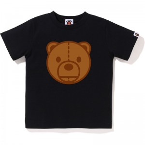 Kids' Bape Baby Milo Toy Box Tee #2 T Shirts Black Brown USA | IK5253323