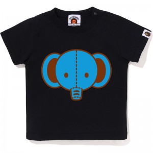 Kids' Bape Baby Milo Toy Box Tee #2 T Shirts Black Blue USA | WQ6757777
