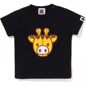 Kids' Bape Baby Milo Toy Box Tee #2 T Shirts Black Yellow USA | DQ4548758