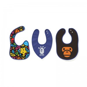 Kids' Bape Bib Gift Set Accessories Yellow USA | YB3064304