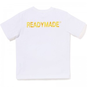 Kids' Bape Bk15th Anniversary X Readymade Abc Camo Tee T Shirts White USA | LF7724174