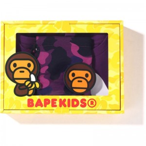 Kids' Bape Color Camo By Bathing Gift Set Gift Set Purple USA | QE7407147