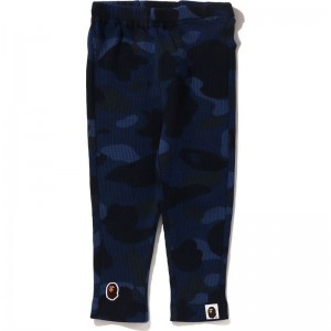 Kids' Bape Color Camo Thermal Baby Pants Pants Navy USA | ZI4019209