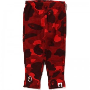 Kids' Bape Color Camo Thermal Baby Pants Pants Red USA | ZE7792072