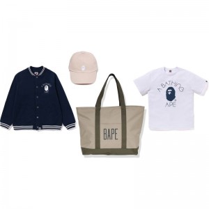 Kids' Bape Happy New Year Bag Jr Accessories Ivory USA | TF0657367