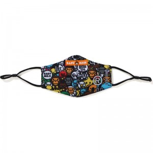 Kids' Bape Milo All Animals Mask Accessories Multi USA | FR9441941