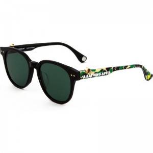 Kids' Bape Sunglasses #2 Bkids21 Eyewear Green USA | NY0646466