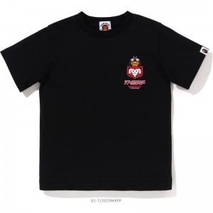 Kids' Bape X Shin Kamen Rider #1 Baby Milo Tee T Shirts Black USA | FC5030600