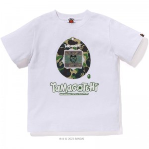 Kids' Bape X Tamagotchi Tee #2 T Shirts White Green USA | LG2007507