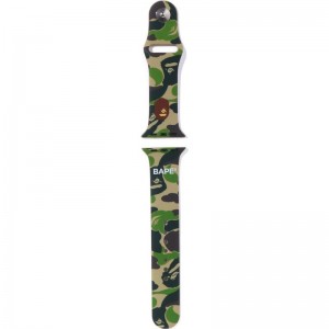 Men Bape Abc Camo Watch Band Accessories Green USA | LD2465745