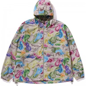 Men Bape Art Camo Lightweight Hoodie Jacket Hoodie Multicolor USA | QH2887087