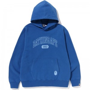 Men Bape Batihng Ape Relaxed Fit Pullover Hoodie Hoodie Blue USA | EZ5799379