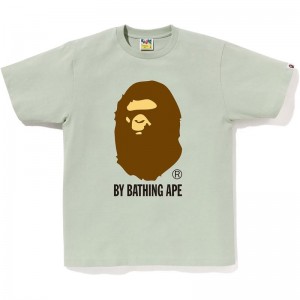 Men Bape By Bathing Ape Tee T Shirts Green USA | PJ2908698