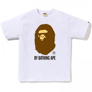 Men Bape By Bathing Ape Tee T Shirts White USA | SX9393933