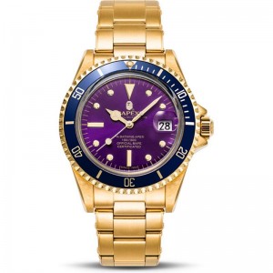 Men Bape Classic Type 1 Bapex® Watches Purple USA | VI5109919