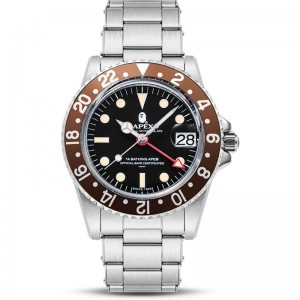 Men Bape Classic Type 2 Bapex® Watches Brown USA | MI4919499