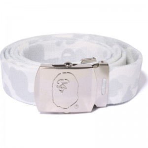 Men Bape Color Camo Gi Belt Accessories White USA | TK7076806