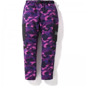 Men Bape Color Camo Military Pants Pants Purple USA | RN7447347