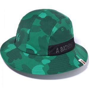 Men Bape Color Camo Panel Hat Caps Green USA | TV5285325