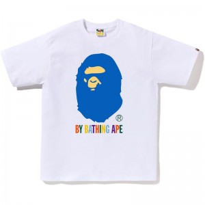 Men Bape Colors By Bathing Ape Tee T Shirts White USA | BV5953493