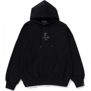 Men Bape Garment Dye Pullover Hoodie Hoodie Grey USA | ZA7445745