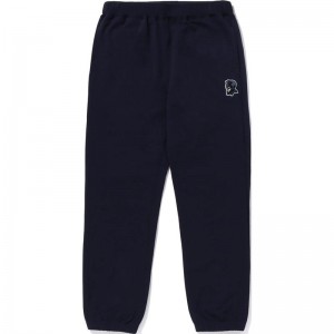 Men Bape General Sweat Pants Pants Navy USA | OI0520050