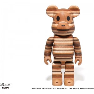 Men Bape Karimoku Horizon Baby Milo Be@rbrick 400% Figure Multi USA | XQ9311831