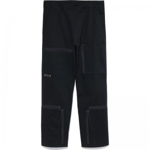 Men Bape Parachute Pants Pants Black USA | VP9171811