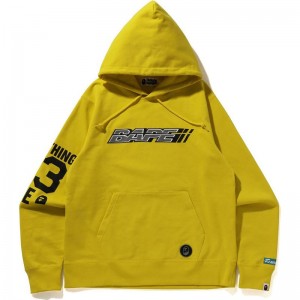 Men Bape Pullover Hoodie Hoodie Yellow USA | ZO6269729
