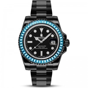 Men Bape Type 1 Bapex® Crystal Stone Watches Green USA | KP1561551