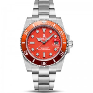 Men Bape Type 1 Bapex® Watches Orange USA | KI3933793