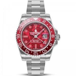 Men Bape Type 2 Bapex® Color Camo Watches Red USA | CT8987597