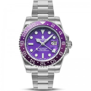 Men Bape Type 2 Bapex® Watches Purple USA | TN5444844