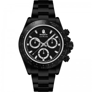 Men Bape Type 4 Bapex® #1 Watches Black USA | HD4629969