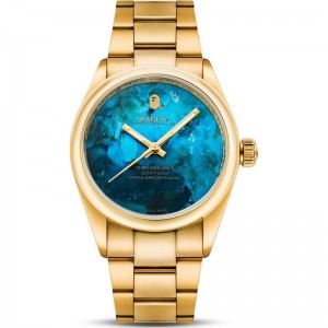 Men Bape Type 7 Bapex® Watches Blue USA | IN8010600