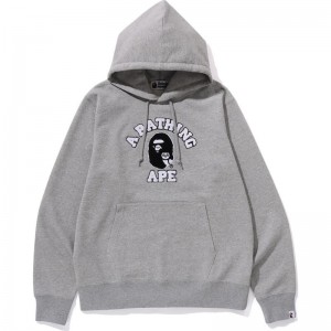 Men Bape X Ovo Pullover Hoodie Hoodie Grey USA | CO5908998