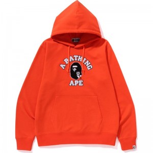 Men Bape X Ovo Pullover Hoodie Hoodie Orange USA | PE3794174