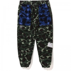 Men Bape X Undefeated Color Camo Flannel Pants Pants Green USA | ZD5244224