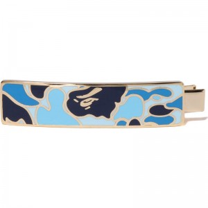 Women Bape Abc Camo Hair Clip Accessories Blue USA | AL5511851