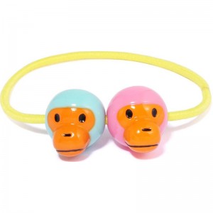Women Bape Baby Milo Hair Rubber Band Set Accessories Sax USA | MV4762472
