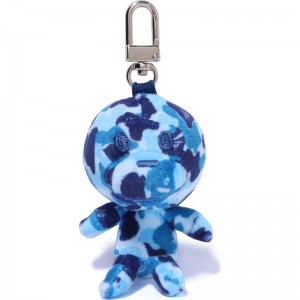 Women Bape Baby Milo Plush Doll Keychain Accessories Blue USA | TO3593853