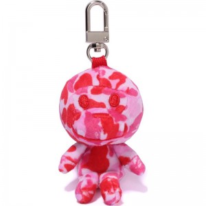 Women Bape Baby Milo Plush Doll Keychain Accessories Pink USA | EQ4226526