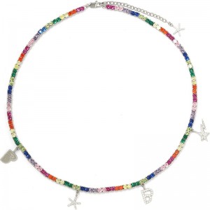 Women Bape Bapy Rainbow Necklace Accessories Multi USA | KO4680560