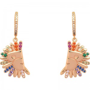 Women Bape Bapy Sta Small Earrings Accessories Gold USA | UG2227527