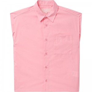 Women Bape Bapy Vest Shirt Shirts Pink USA | QN6001801