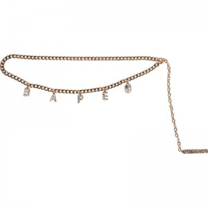 Women Bape Belly Chain Accessories Gold USA | IR8392832